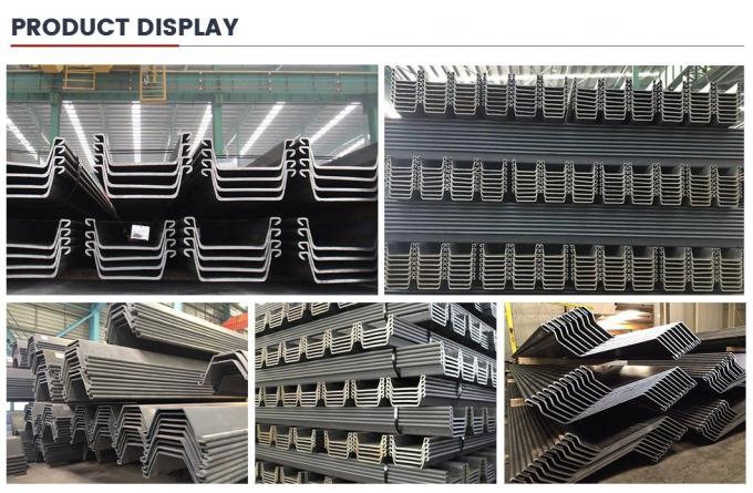 ASTM A690 Type U Piles en tôle d'acier laminées à froid Surface personnalisée 7