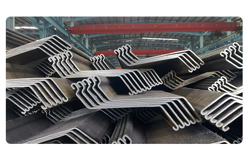Piles en tôle d'acier à chaud laminées Sy295 S355 Sy390 Larsen U Z 5